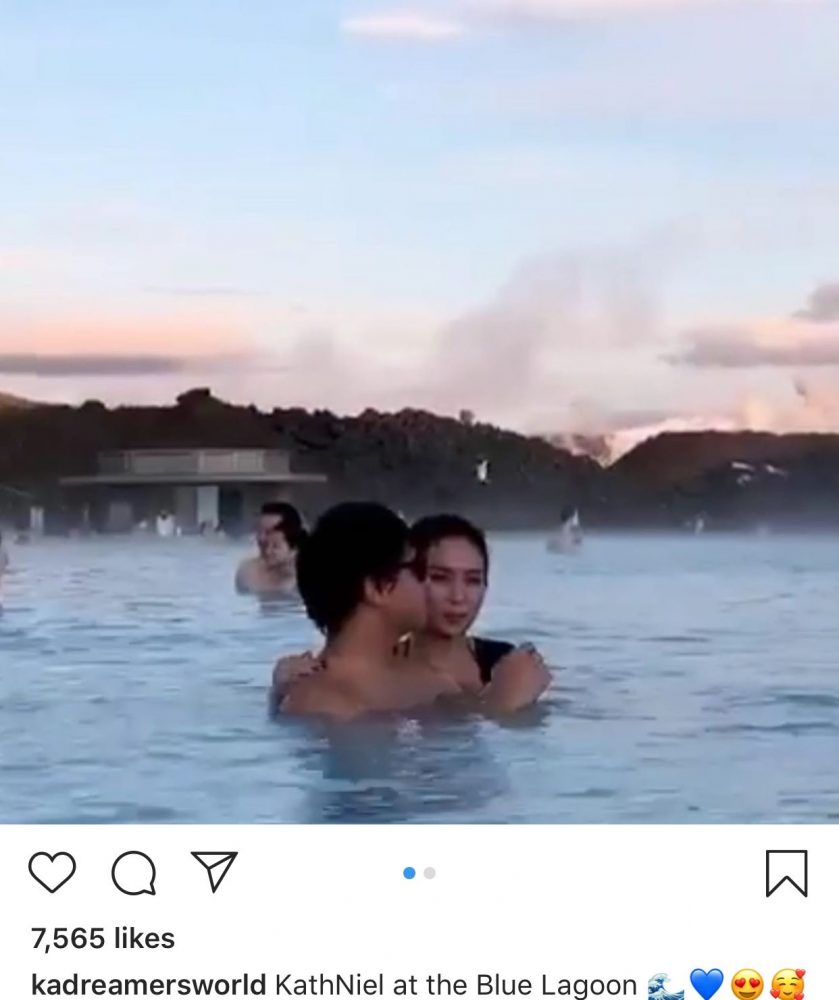 Kathniel Nakita sa Blue Lagoon sa Iceland