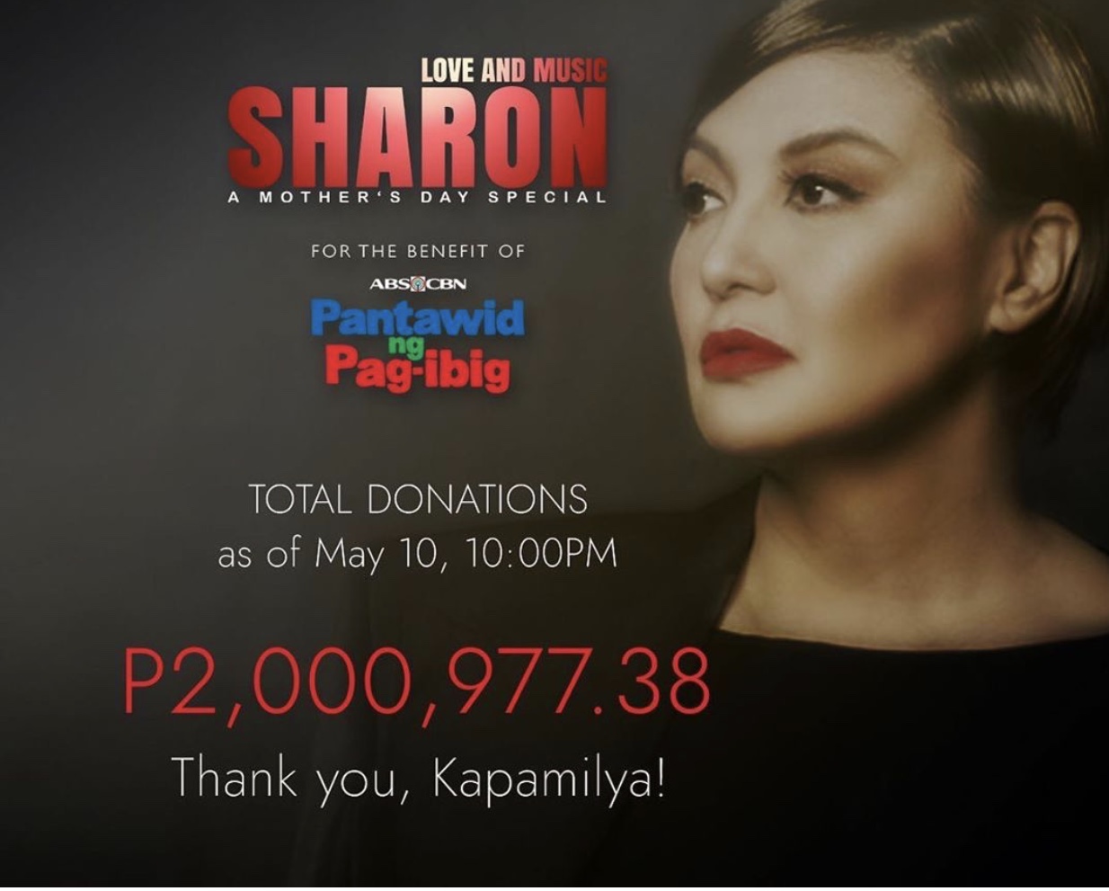 Sharon Cuneta’s Mother’s Day Concert was a success