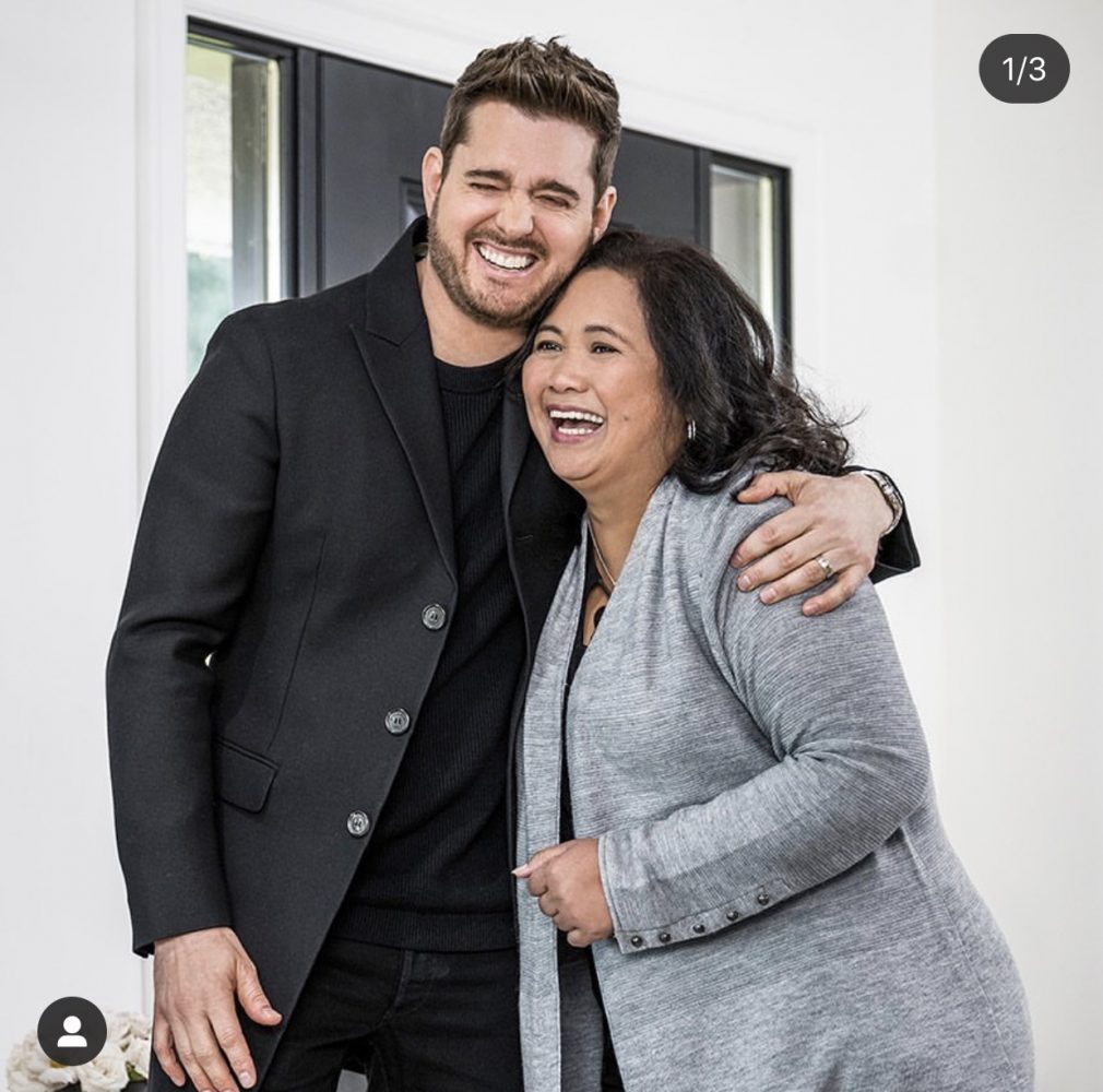 Isang Pinay caretaker, binigyan ng bahay ni Michael Bublé