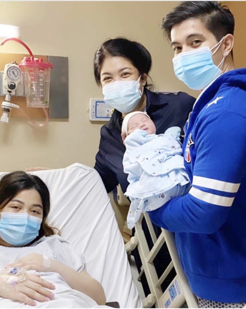 Rodjun Cruz and Dianne Medina welcome their first born.