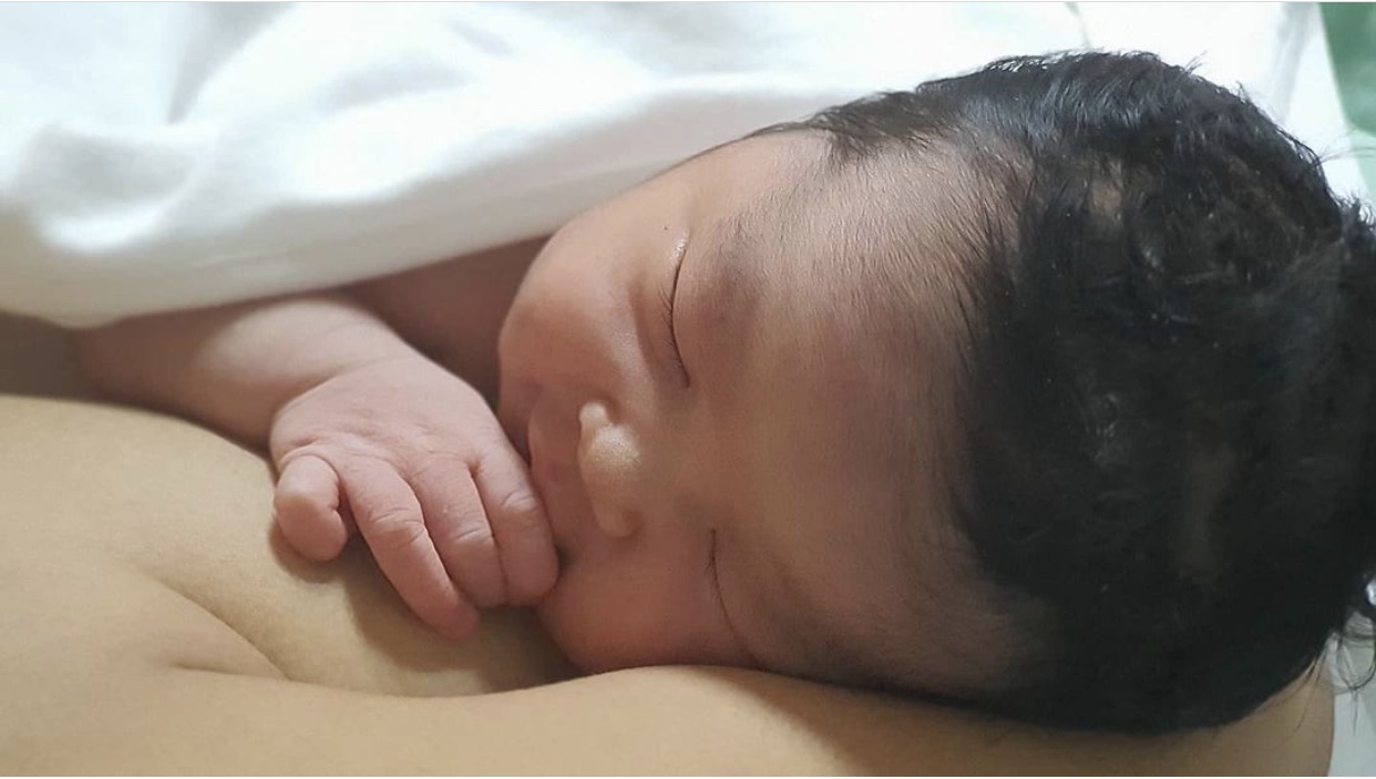 Aicelle Santos and Mark Zambrano welcome baby Zandrine