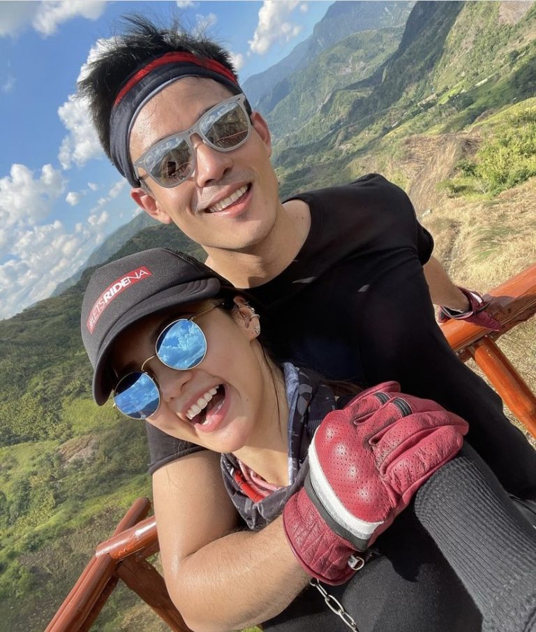 Xian Lim and Kim Chiu's first motorcycle ride together